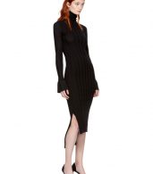 photo Black Wool Malina Dress by Khaite - Image 4