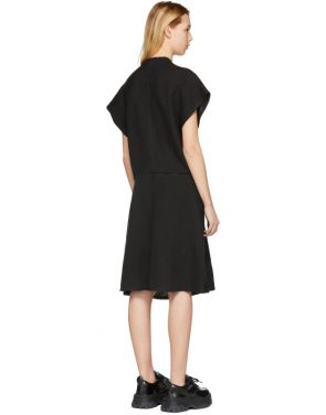 photo Black Jessa Raw Linen Dress by Acne Studios - Image 3