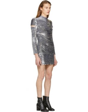 photo Silver Disco Dress by Helmut Lang - Image 2