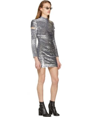 photo Silver Disco Dress by Helmut Lang - Image 4
