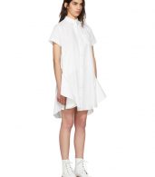 photo White Poplin Dress by Sacai - Image 2
