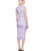 photo Purple Linear Fitted Dress by Victoria Beckham - Image 3