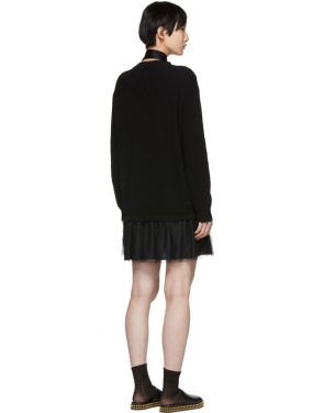 photo Black Tulle Underlay Dress by RED Valentino - Image 3