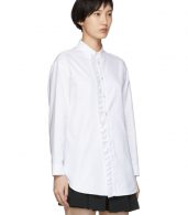 photo White Frill Shirt Dress by RED Valentino - Image 2