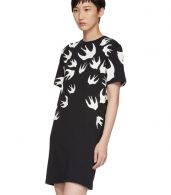 photo Black Swallow Signature T-Shirt Dress by McQ Alexander McQueen - Image 4