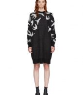 photo Black and White Swallow Swarm Dress by McQ Alexander McQueen - Image 1