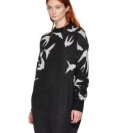 photo Black and White Swallow Swarm Dress by McQ Alexander McQueen - Image 4