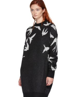 photo Black and White Swallow Swarm Dress by McQ Alexander McQueen - Image 4