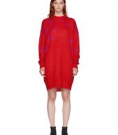 photo Red and Pink Swallow Swarm Dress by McQ Alexander McQueen - Image 1