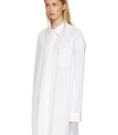 photo White Poplin Shirt Dress by Maison Margiela - Image 4