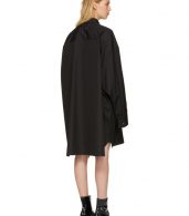photo Black Poplin Shirt Dress by Maison Margiela - Image 3