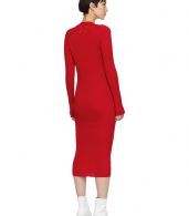 photo Red Ribbed Dress by Maison Margiela - Image 3