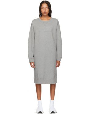 photo Grey Sweatshirt Dress by MM6 Maison Martin Margiela - Image 1