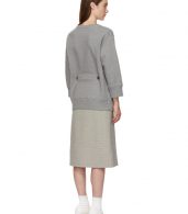 photo Grey and Beige Sweater Dress by MM6 Maison Martin Margiela - Image 3