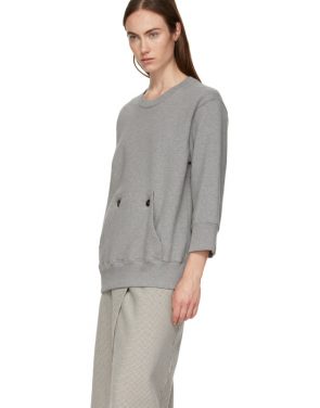 photo Grey and Beige Sweater Dress by MM6 Maison Martin Margiela - Image 5