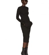 photo Black Grosgrain Maria Dress by Rick Owens - Image 5