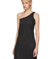 photo Black Mesh One-Shoulder Dress by Opening Ceremony - Image 4