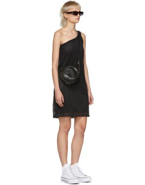 photo Black Mesh One-Shoulder Dress by Opening Ceremony - Image 5