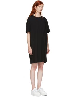 photo Black Hook and Eye T-Shirt Dress by Opening Ceremony - Image 4