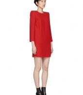 photo Red Mini Shoulder Pads Dress by Givenchy - Image 2