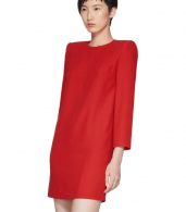 photo Red Mini Shoulder Pads Dress by Givenchy - Image 4