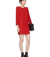 photo Red Mini Shoulder Pads Dress by Givenchy - Image 5