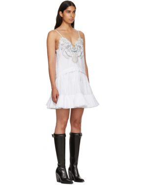 photo White Embroidered Detailing Tank Dress by Chloe - Image 2