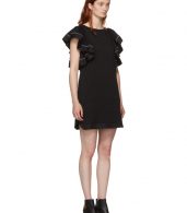 photo Black Ruffled Dress by See by Chloe - Image 2