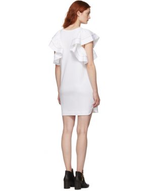 photo White Ruffled Dress by See by Chloe - Image 3