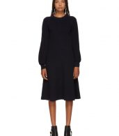 photo Navy Long Sleeve Sweater Dress by See by Chloe - Image 1
