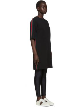photo Black Webbing T-Shirt Dress by Gucci - Image 2