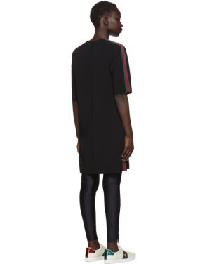 photo Black Webbing T-Shirt Dress by Gucci - Image 3
