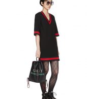 photo Black Short Webbing Dress by Gucci - Image 5