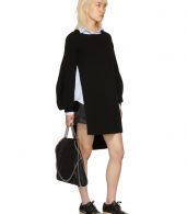photo Black Voluminous Sleeve Knit Dress by Stella McCartney - Image 5