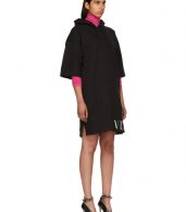 photo Black VLTN Short Hoodie Dress by Valentino - Image 2