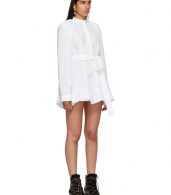 photo White Floating Sleeve Short Dress by JW Anderson - Image 2