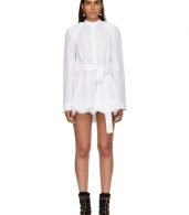 photo White Floating Sleeve Short Dress by JW Anderson - Image 1