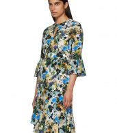 photo Multicolor Silk Floral Florence Dress by Erdem - Image 4