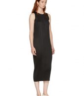 photo Black Basics Pleated Sleeveless Dress by Pleats Please Issey Miyake - Image 5