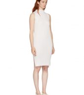 photo White Basics Pleated Sleeveless Dress by Pleats Please Issey Miyake - Image 2