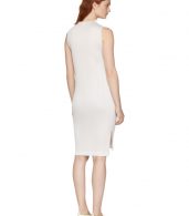 photo White Basics Pleated Sleeveless Dress by Pleats Please Issey Miyake - Image 3