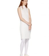 photo White Basics Pleated Sleeveless Dress by Pleats Please Issey Miyake - Image 5