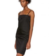 photo Black Strappy Short Dress by Prada - Image 4