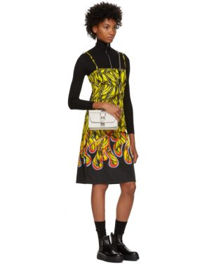 photo Multicolor Banana Strappy Short Dress by Prada - Image 5