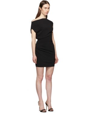 photo Black Ruched Sleeveless Dress by Versace - Image 2