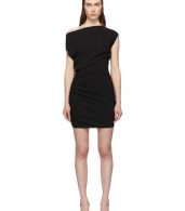 photo Black Ruched Sleeveless Dress by Versace - Image 1