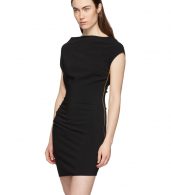 photo Black Ruched Sleeveless Dress by Versace - Image 4