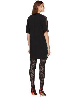photo Black Web Tunic Dress by Gucci - Image 3