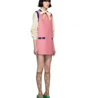 photo Pink and Blue Bicolor Mini Dress by Gucci - Image 2