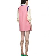 photo Pink and Blue Bicolor Mini Dress by Gucci - Image 3